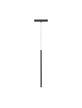 Nova Luce Ultra Slim - Pendelleuchte - Ø 1,5 cm x 150 cm - 5W LED inkl. - schwarz