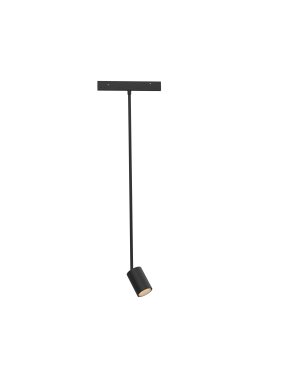 Nova Luce Ultra Slim - Pendelleuchte - Ø 4,5 cm x 60 cm - 5W LED inkl. - schwarz
