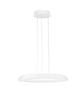 Nova Luce Epos - Hängelampe - Ø 60 x 145 cm - 38W dimmbar LED inkl. - Sand Weiß