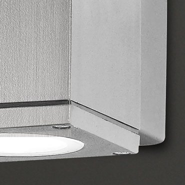 Maxlight Home Square - Wandleuchte - 8 x 11 x 8 cm - IP54 - graphit