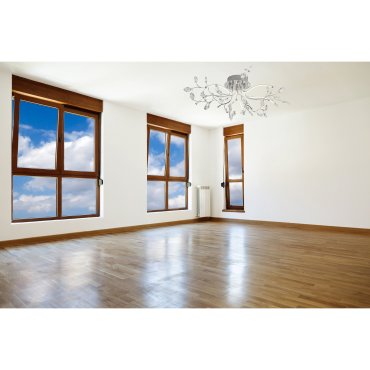 Searchlight Willow - Deckenleuchte - Ø 73 x 23 cm - 20W dimmbare LED inkl - Chrom und transparent