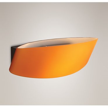 Maxlight Parete - Wandleuchte - 25 x 15 x 12 cm - gelb und chrom