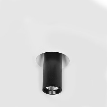 Nova Luce Giacomo - Einbaustrahler - 155 x 155 mm, 158 x 158 mm Einbaumaß - schwarz