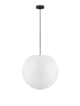 Nova Luce Moon - Außen-Pendelleuchte - Ø 50 x 200 cm - IP65 - Weiß und schwarz
