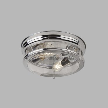 Searchlight Edinburgh - Deckenleuchte - Ø 35 x 14,5 cm - IP44 - Chrom