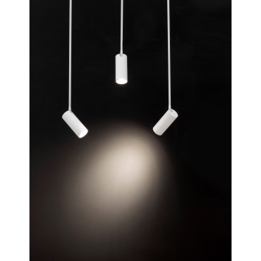 Nova Luce Brando - Pendelleuchte - Ø 6 x 85 cm - weiß