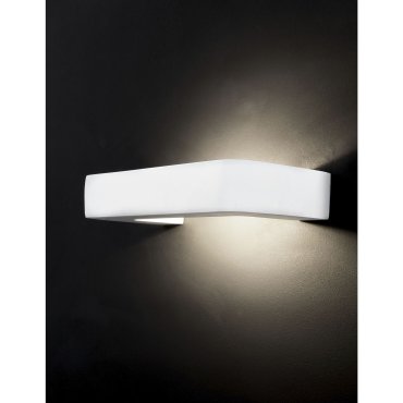 Nova Luce Renata - Wandleuchte - 32 x 14 x 5 cm - weißer Gips