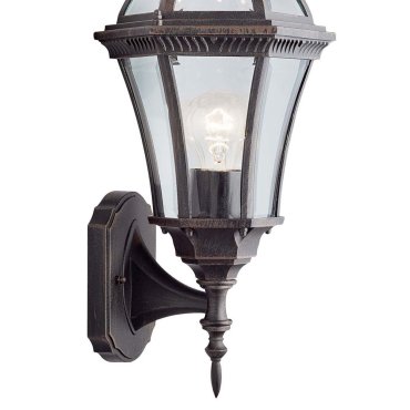 Searchlight Capri - Außenwandleuchte - 20 x 40,5 cm - IP44 - rustikales Braun