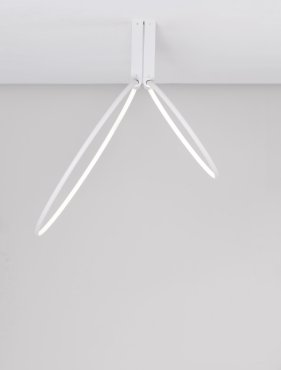 Nova Luce Garve - Deckenleuchte - Ø 60 x 20 cm - 70W dimmbare LED inkl. - sandweiß
