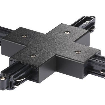 Nordlux Link - 1-Phasen-Schienensystem - X-Verbinder - 17,2 x 17,2 x 1,8 cm - schwarz