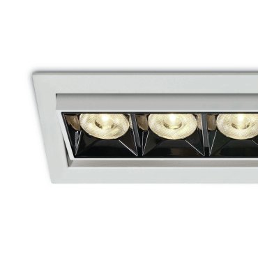 ONE Light Mirror Adjustable Boxes - Einbaustrahler - 220 x 68 mm, 212 x 55 mm Einbaumaß - inkl. 20W LED - weiß