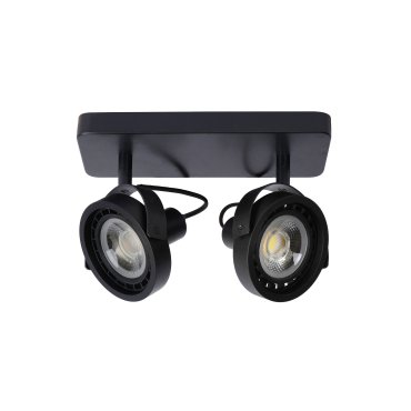 Lucide Tala LED - Aufbaustrahler 2L - 28 x 12 x 20 cm - 2 x 12W dimmbare LED inkl. - schwarz