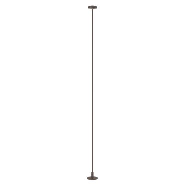 VK Lighting Jade - Gartenpfahl inkl. Fuß und Erdspieß - Ø 7 x 113,4 cm - 1W LED inkl. - IP65 - rostbraun