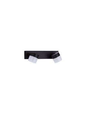 Nova Luce Teko - wandleuchte - 25 x 6 x 11 cm - 11W LED inkl. - IP44 - sand schwarz