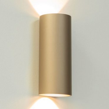 Artdelight Brody - Wandleuchte - Ø 7,2 x 18 cm - 2 x 4W LED inkl. - IP54 - champagner