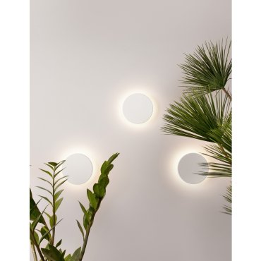 Nova Luce Suite - Außenwandleuchte - Ø 15 x 5 cm - 10W LED inkl. - IP54 - weiß