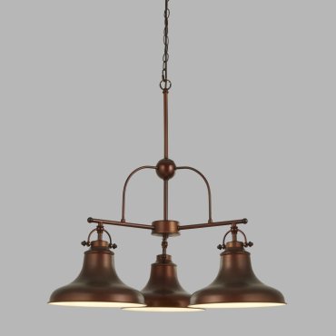 Searchlight Dallas - Pendelleuchte - Ø 63 x 150 cm - antike Bronze