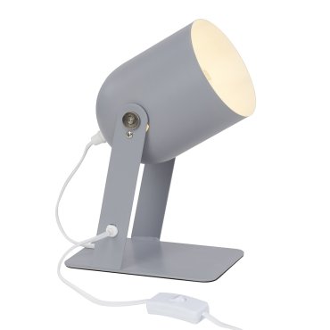 Brilliant Yan - Tischleuchte - 29 cm - grau
