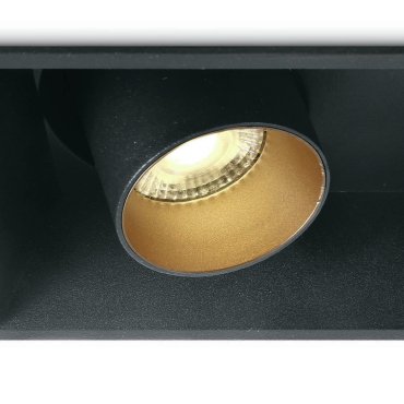 ONE Light Recessed COB Cylinders - Einbaustrahler - 172 x 91 mm, 165 x 85 mm Einbaumaß - 2 x 11W LED inkl. - schwarz