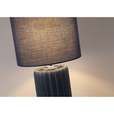 Searchlight Groove - Tischleuchte - Ø 22 x 51 cm - navy blau