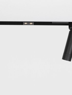 Nova Luce Planet 24V - Mini-Schienenstrahler - 3,6 x 2,2 x 3 cm - 2W LED inkl. - schwarz