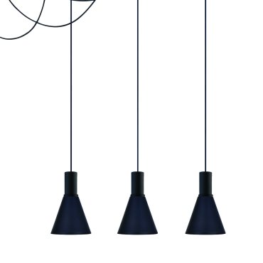 ONE Light E27 Round - Hängeleuchte - Ø 15,3 x 22,8 cm - schwarz