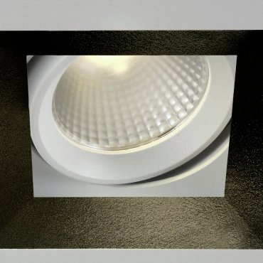 ONE Light Interchangeing Rings - Einbaustrahler - 108 x 108 mm, 95 x 95 mm Einbaumaß - inkl. 12W LED - weiß