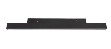 Nova Luce Ultra Slim - Stromschienenleuchte - 30 x 3,4 x 1,1 cm - 15W LED inkl. - warmweiße Lichtfarbe - schwarz