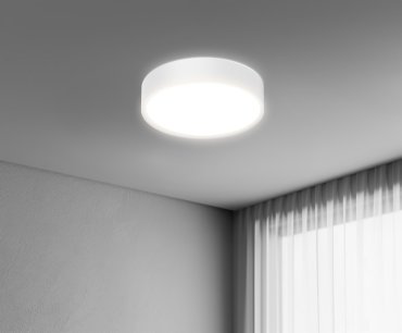 Century Italia Blanca Luxe - Deckenleuchte - Ø 30 x 7 cm - 17W LED inkl. - weiß