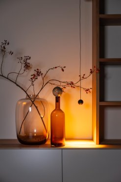 ETH Grace - hängeleuchte - Ø 4,8 x 250 cm - 4W dimmbare LED inkl. - schwarz