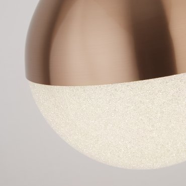 Searchlight Marbles - Hängeleuchte - Ø 25 x 150 cm - 22W dimmbare LED inkl. - Kupfer