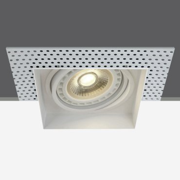ONE Light R111 Trimless Shop - Einbaustrahler - 210 x 210 mm, 170 x 170 mm Einbaumaß - weiß