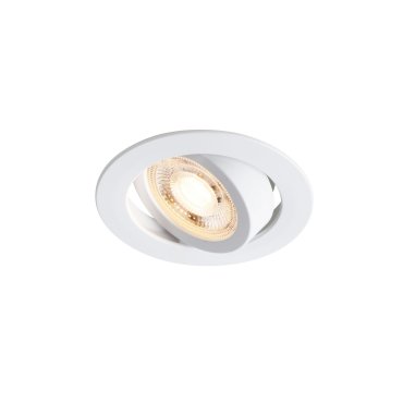 Nordlux Monolo - einbauspot - Ø 82 mm, Ø 68 mm einbaumaß - 3 Stufen dimmbar - 4,8W LED inkl. - weiß
