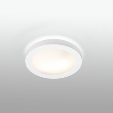 Faro Logos - Deckenleuchte - Ø 35 x 10 cm - IP44 - matt weiß