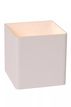 Lucide Vertigo - wiederaufladbare Wandleuchte mit Sensor - 10 x 10 x 10 cm - 6W dimmbare LED inkl - IP54 - weiß