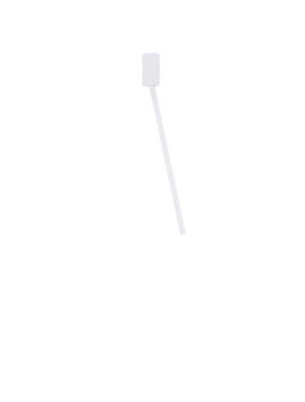 Nova Luce Ornos - Deckenleuchte - Ø 5 x 49,5 cm - 4W LED inkl. - Sand Weiß