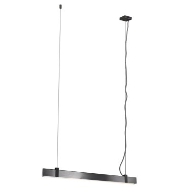 Nordlux Lilt - Pendelleuchte - 115 x 4,3 x 210,2 cm - 3 Stufen Moodmaker Funktion - 27W LED inkl. - Stahl dunkel