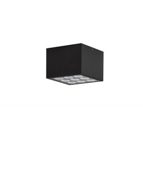 Nova Luce Jax - Außen-Deckenleuchte - 11 x 8 x 11 cm - 17W LED inkl. - IP54 - IP65 - dunkel anthrazit