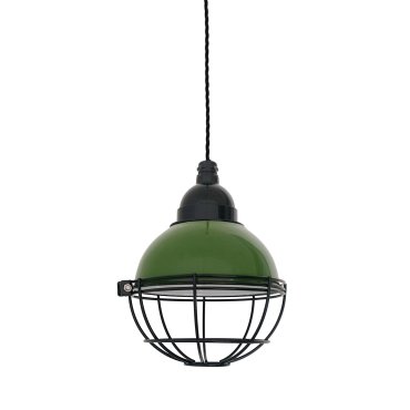 Faro Claire - Pendelleuchte - Ø 16,5 x 14 cm - glänzend grün