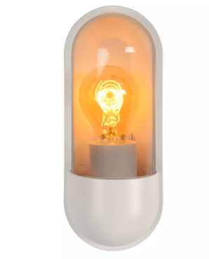 Lucide Capsule - Außenwandleuchte - 8,8 x 9,6 x 24 cm - IP54 - weiß