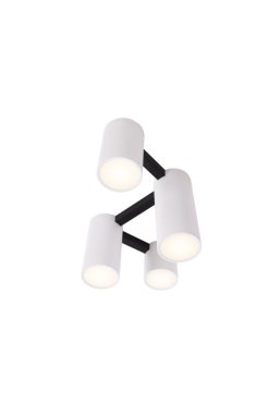 Maxlight Laxer - Deckenleuchte - 62 x 33 cm - schwarz und weiß