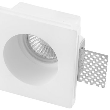 Nova Luce Tobia - Einbaustrahler - 95 x 95 mm, 90 x 90 mm Einbaumaß - weißer Putz