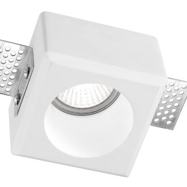Nova Luce Cosimo - Einbaustrahler - 80 x 80 mm, 85 x 85 mm Einbaumaß - weißer Putz