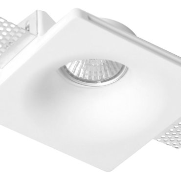 Nova Luce Tobia - Einbaustrahler - 120 x 120 mm, 125 x 125 mm Einbaumaß - weißer Gips