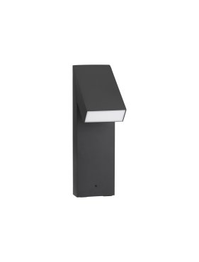 Nova Luce Brigitta - Außenwandleuchte - 12 x 40 x 15,5 cm - 6W LED inkl. - IP65 - Sand schwarz