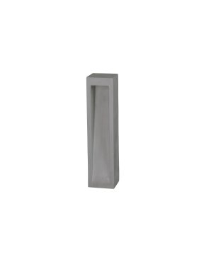 Nova Luce Barco - Gartenpfosten - 12 x 60 x 12 cm - 6W LED inkl. - IP65 - grau