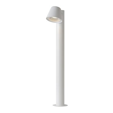 Lucide Dingo - Gartenleuchte - 20,5 x 70 x 11 cm - 5W dimmbare LED inkl - IP44 - weiß