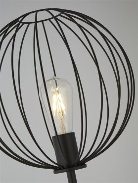 Searchlight Rondo - Stehleuchte - Ø 30 x 161 cm - schwarz