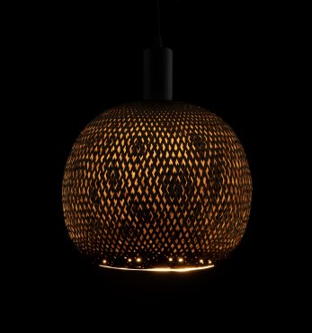 Segula Floating Bamboo LED Oval - Ø 30 cm - E27 - 6W dimmbar - 2200K - Bronze