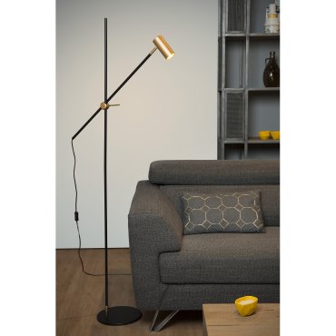 AUSSTELLUNGSSTÜCK - Lucide Philine - Stehleuchte - 66 x 66 x 165 cm - schwarz